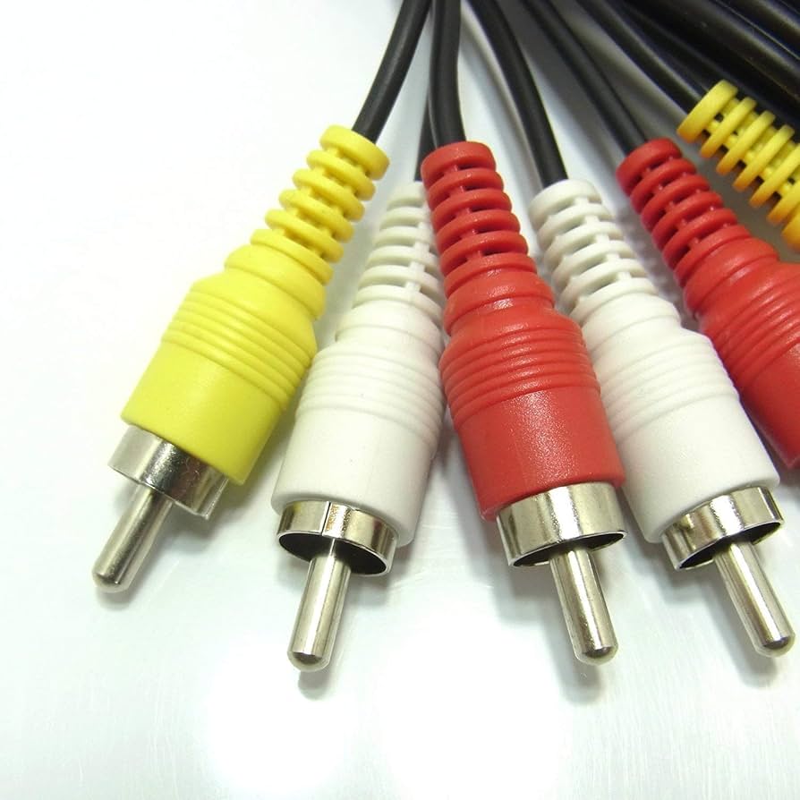Amazon | AVコード 赤白黄 ピンコード RCA プラグ ケーブル 1.0m